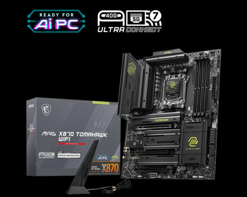 MSI MAG X870 TOMAHAWK WiFi DDR5 (AMD ATX Motherboard)